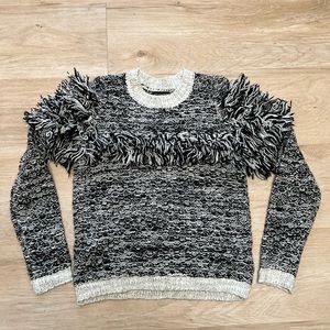 Banana Republic Fringed Sweater